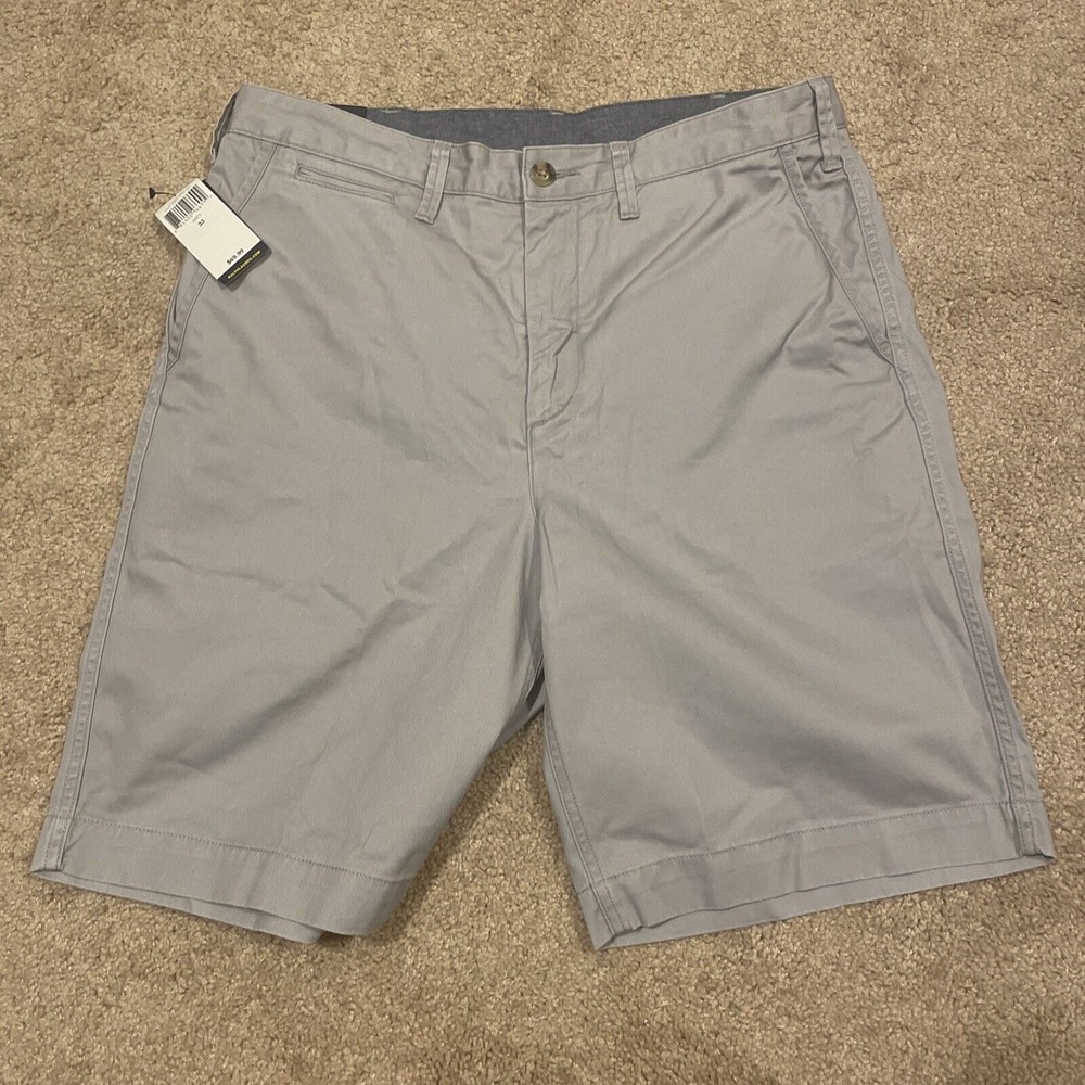 Men's POLO RALPH LAUREN Gray Chino Shorts NWT NEW Relaxed Fit 10" Size 33 - Picture 3 of 7